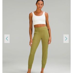 Lululemon align jogger 28” bronze green size 4